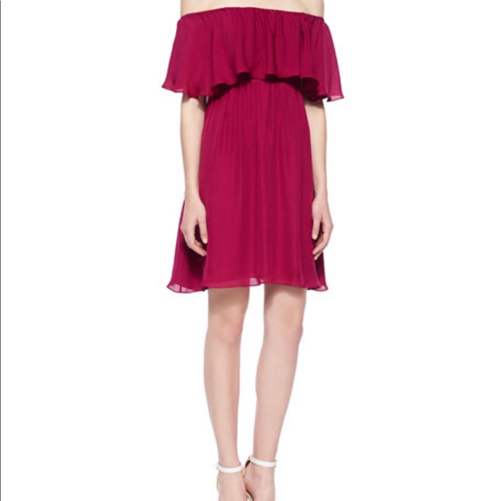 Alice & Olivia off the shoulder dress